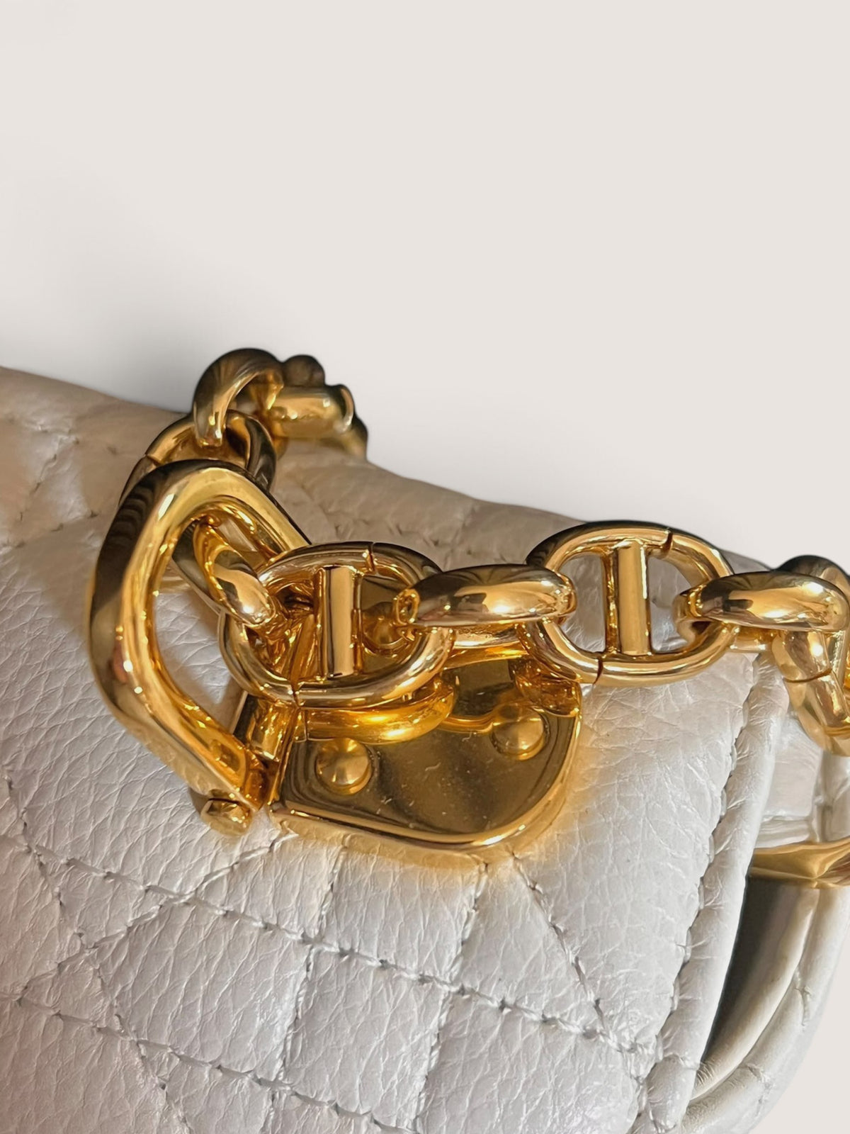Borsa Dior Caro Medium Avorio