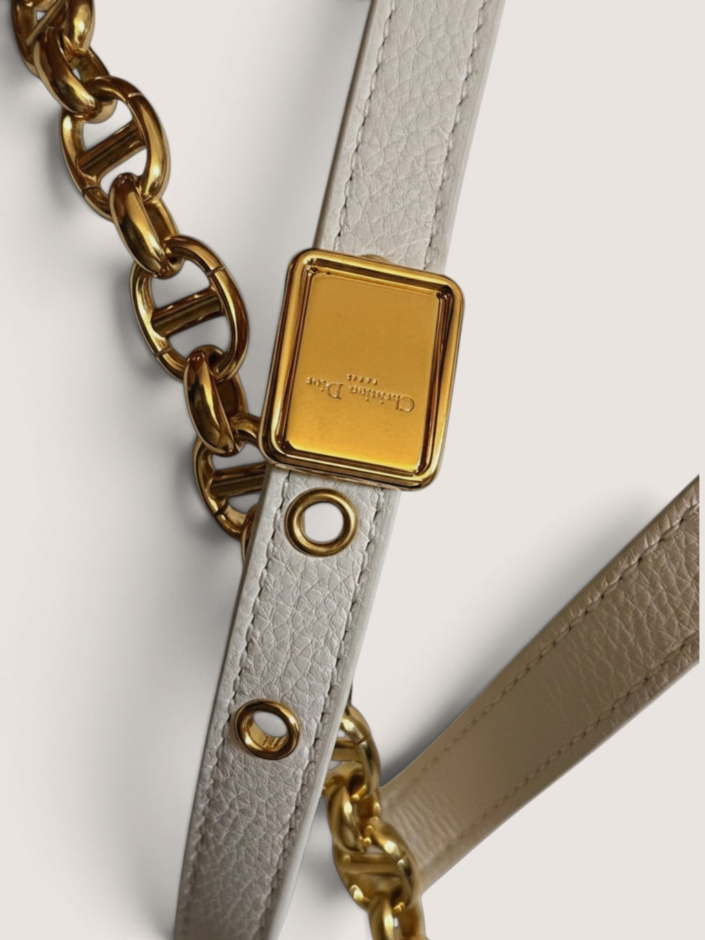 Borsa Dior Caro Medium Avorio