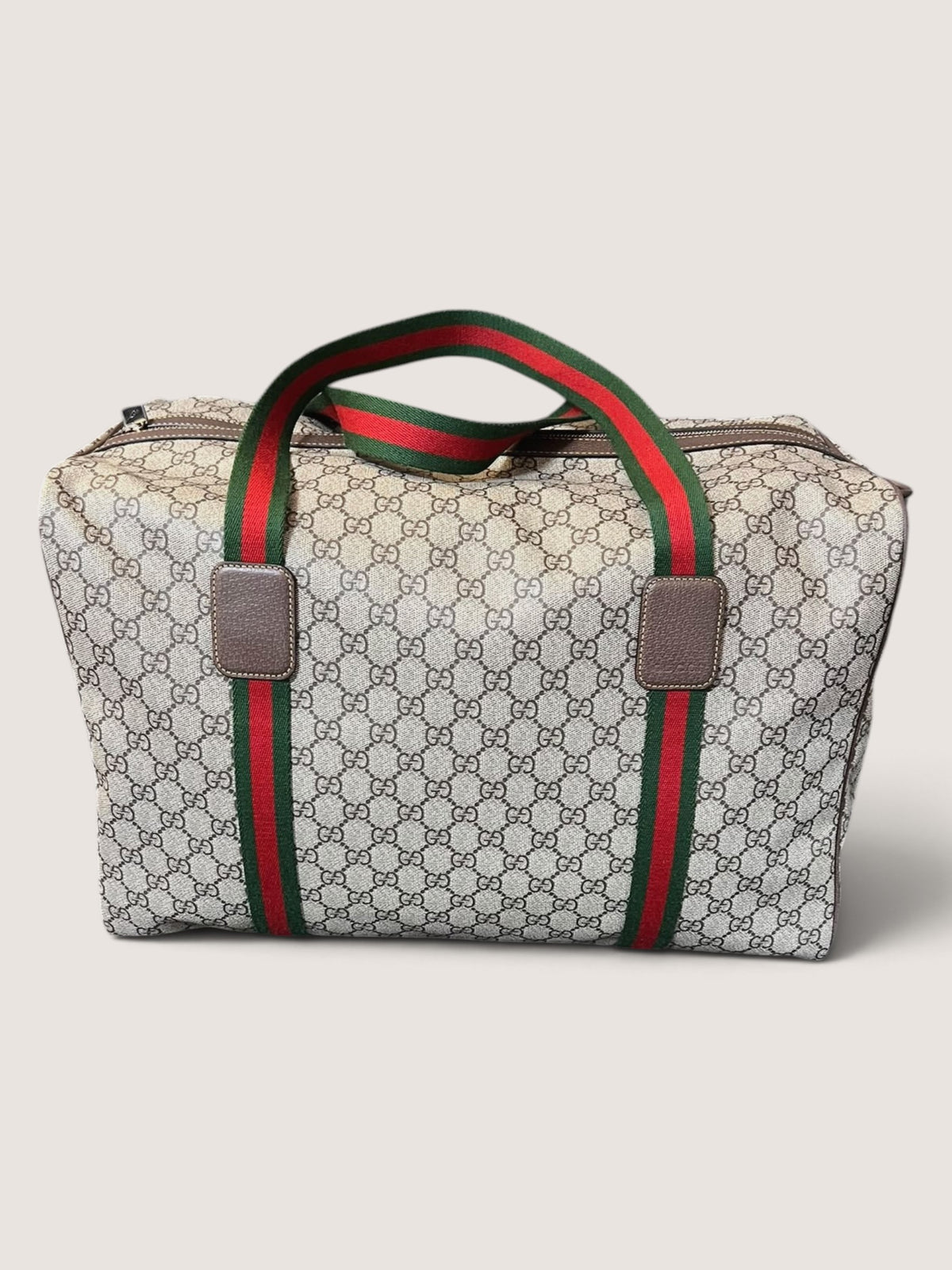 Borsone con dettaglio Web Gucci