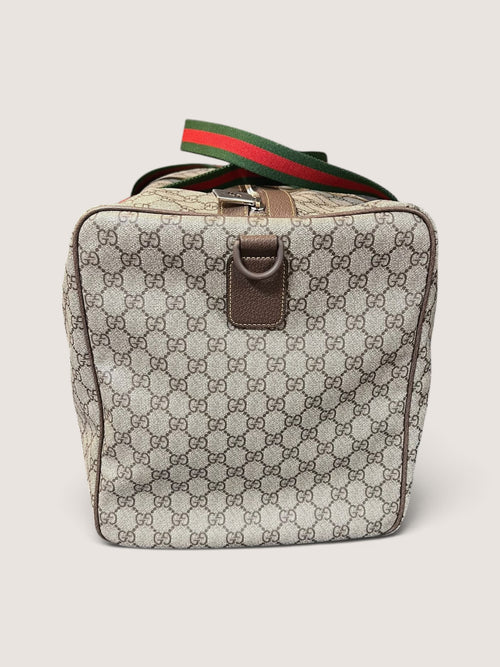 Borsone con dettaglio Web Gucci