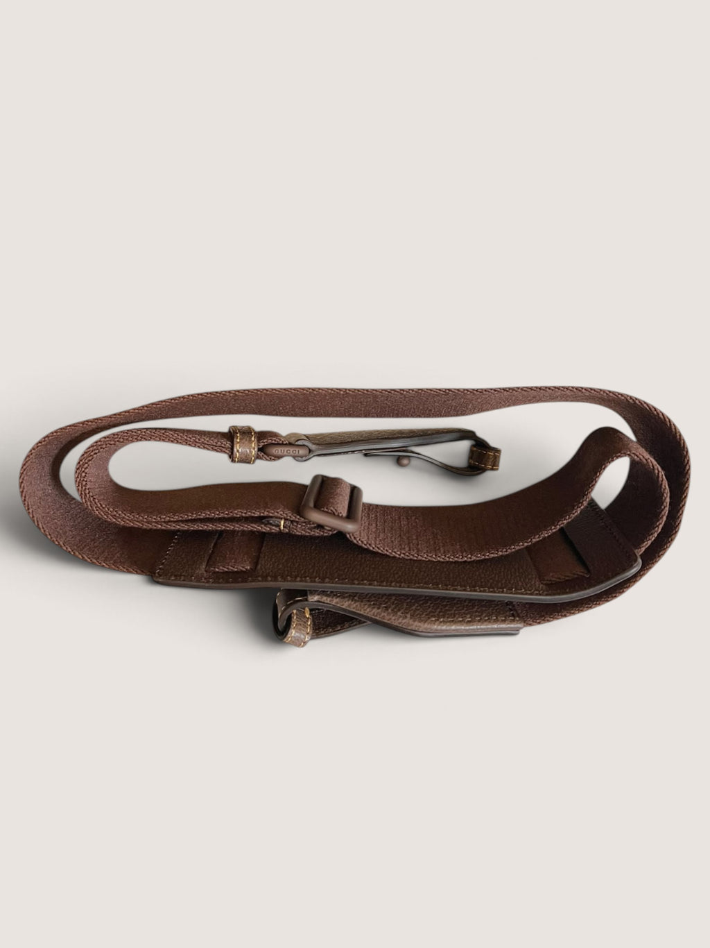 Borsone con dettaglio Web Gucci