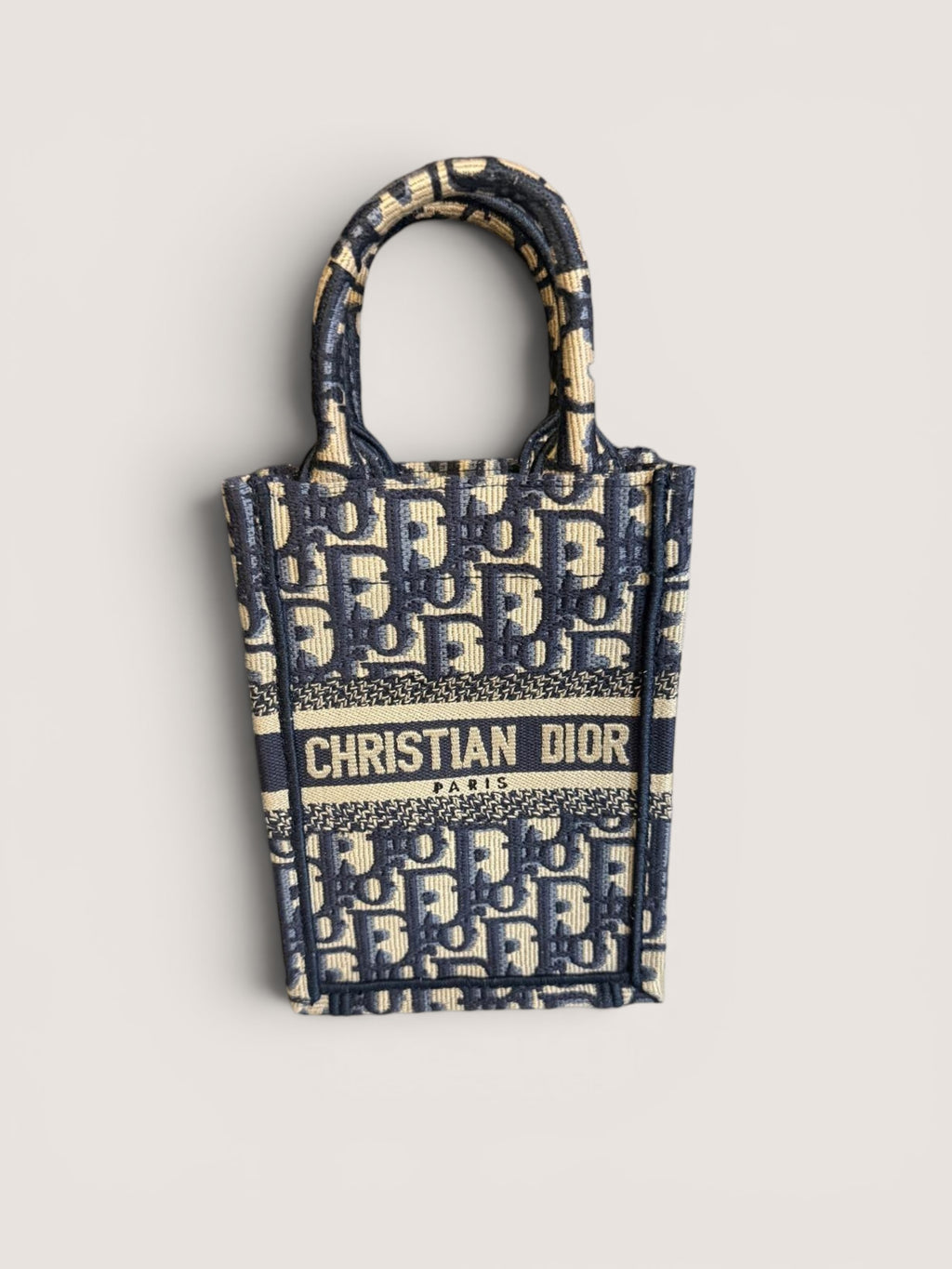 Christian Dior Mini Book Tote verticale