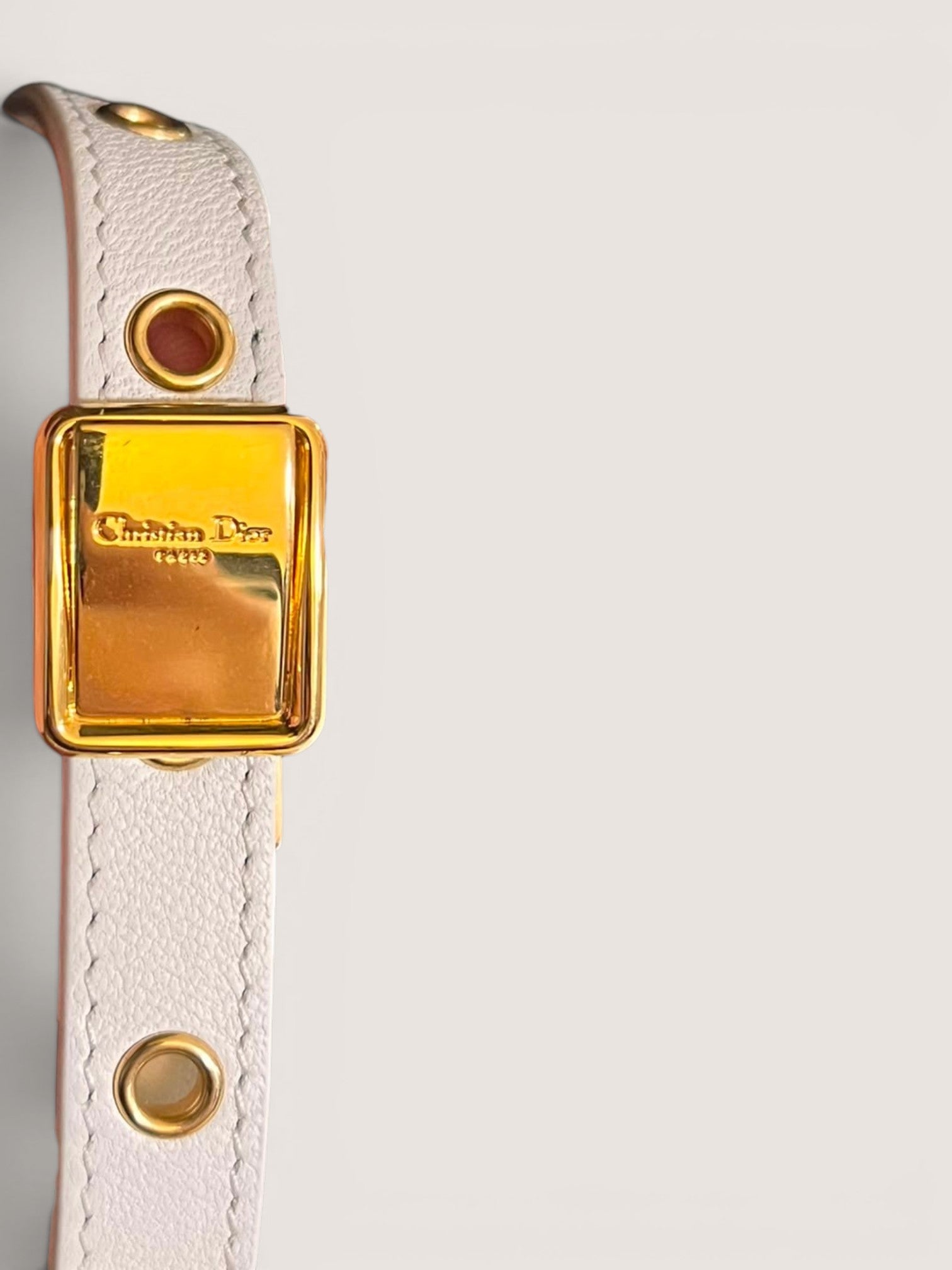Borsa Dior Caro Small - Edizione Ricamata Bianca
