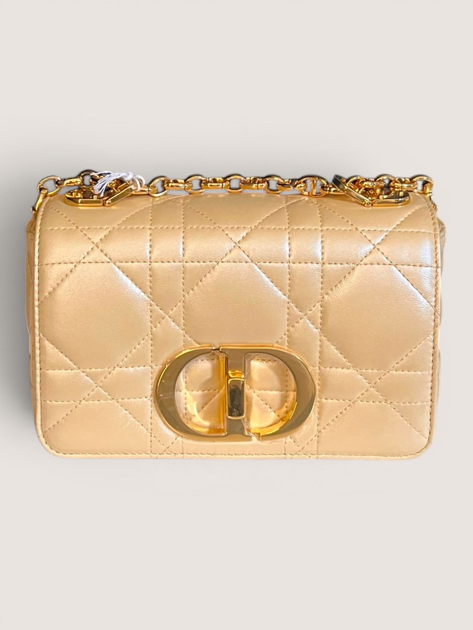 Dior Caro Small – Pastel Light Yellow