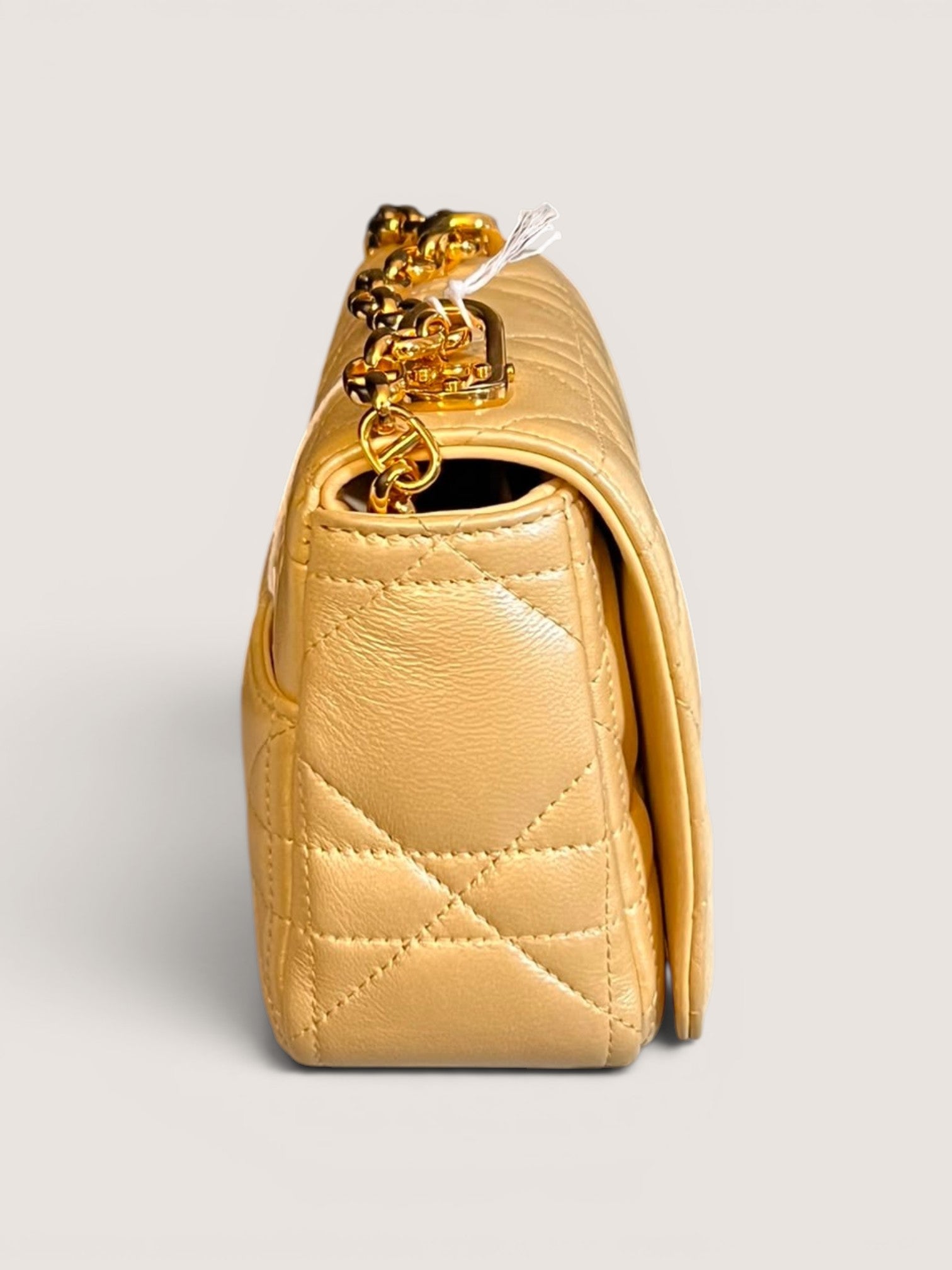 Dior Caro Small – Pastel Light Yellow