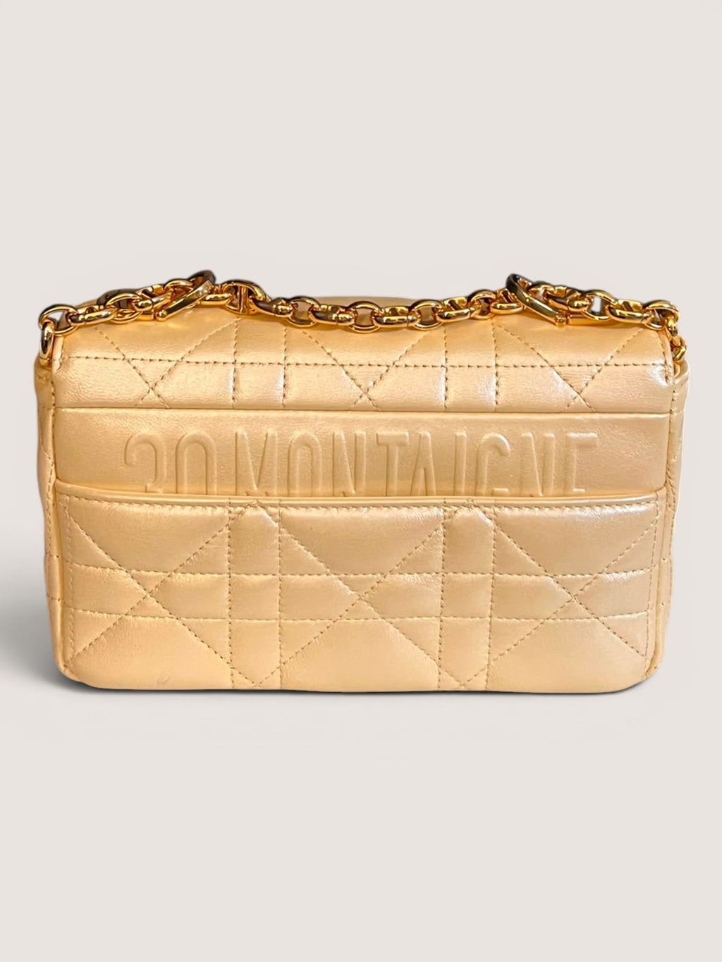 Dior Caro Small – Pastel Light Yellow