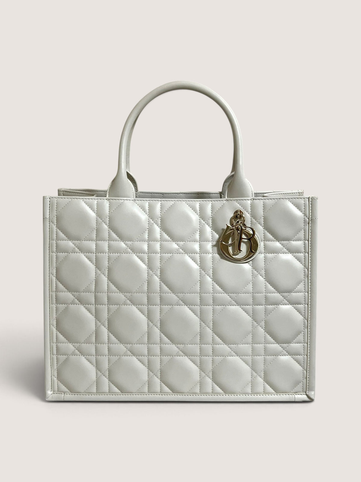 Dior Book Tote Medium in Pelle Macrocannage