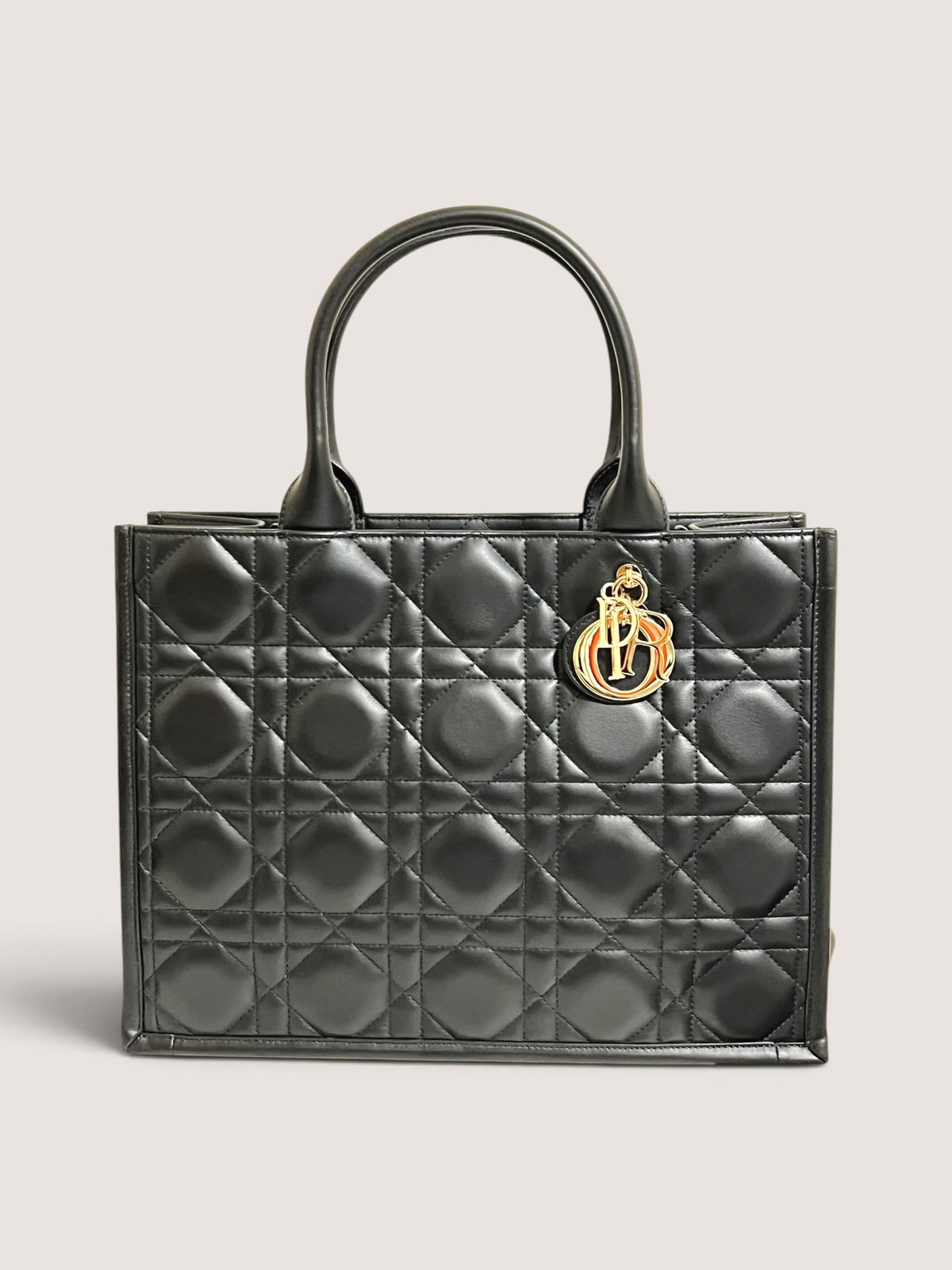 Dior Book Tote Medium in Pelle Macrocannage