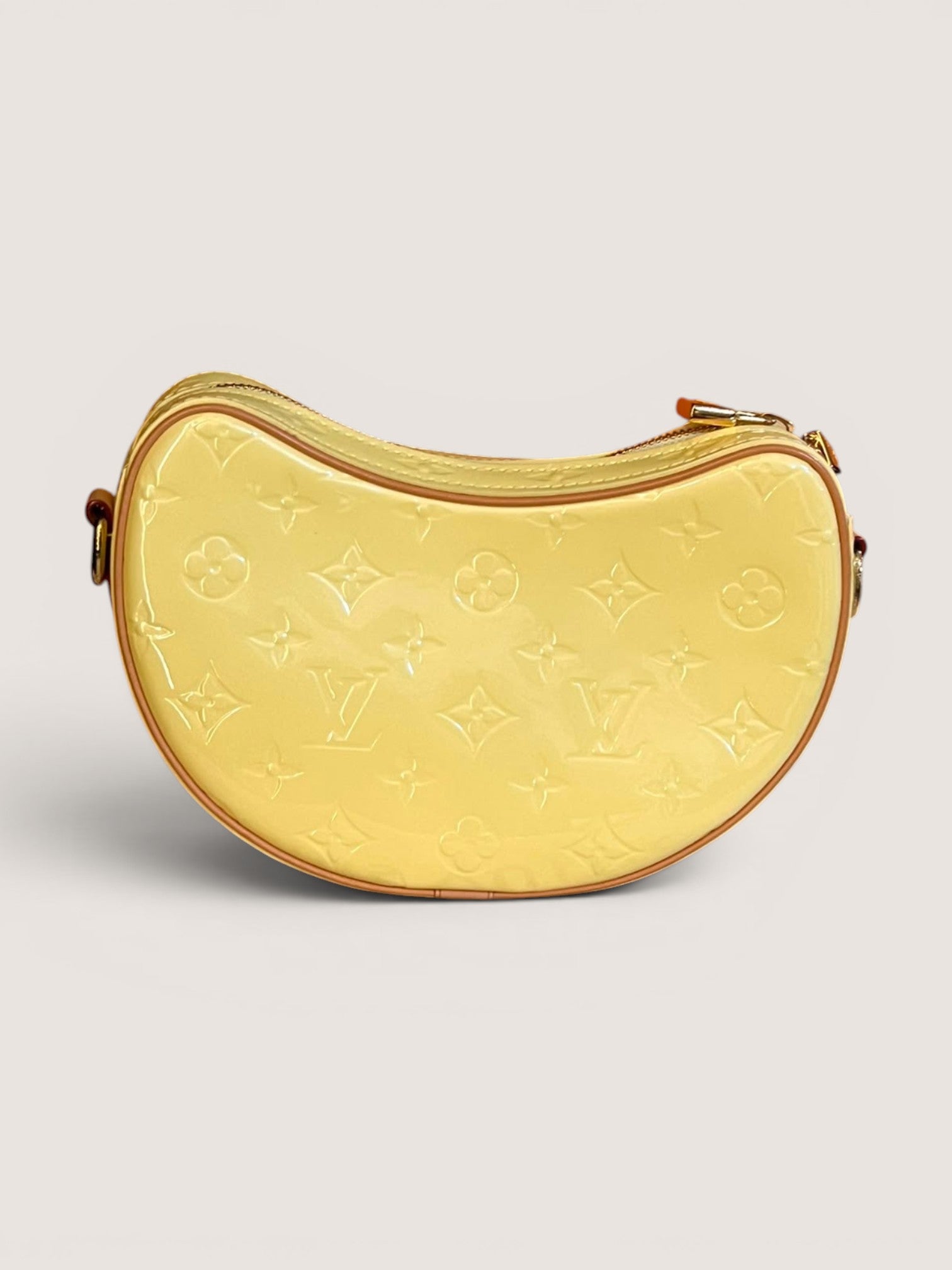 Louis Vuitton Croissant PM Vernice Gialla