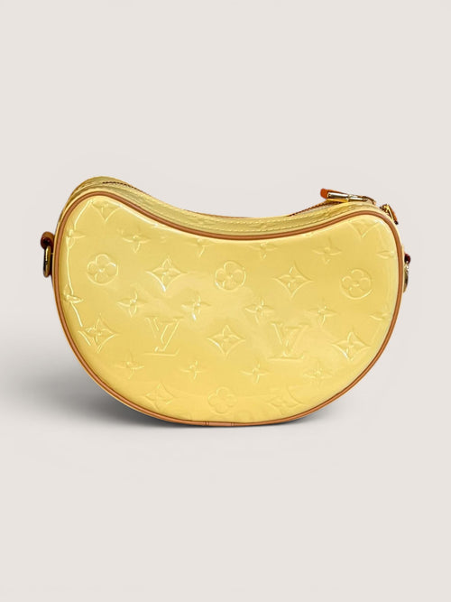 Louis Vuitton Croissant PM Vernice Gialla