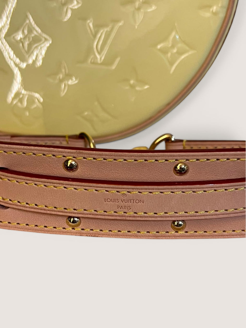 Louis Vuitton Croissant PM Vernice Gialla