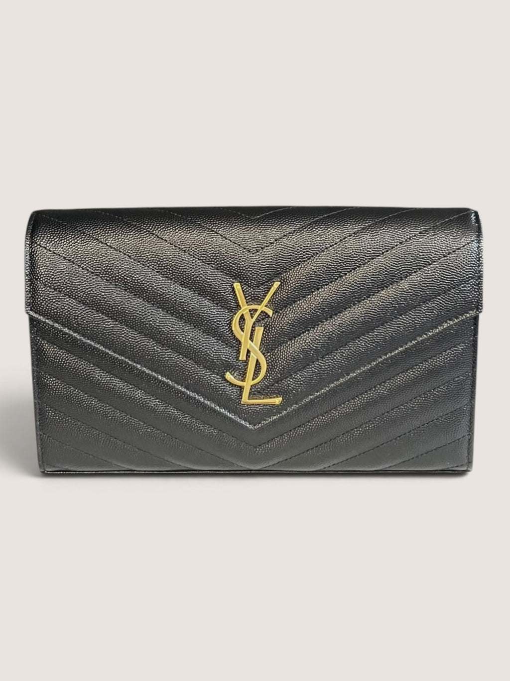 Saint Laurent Portafogli con catena Envelope CASSANDRE MATELASSÉ